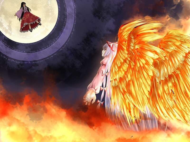 Angel with Golden Wings — Orange