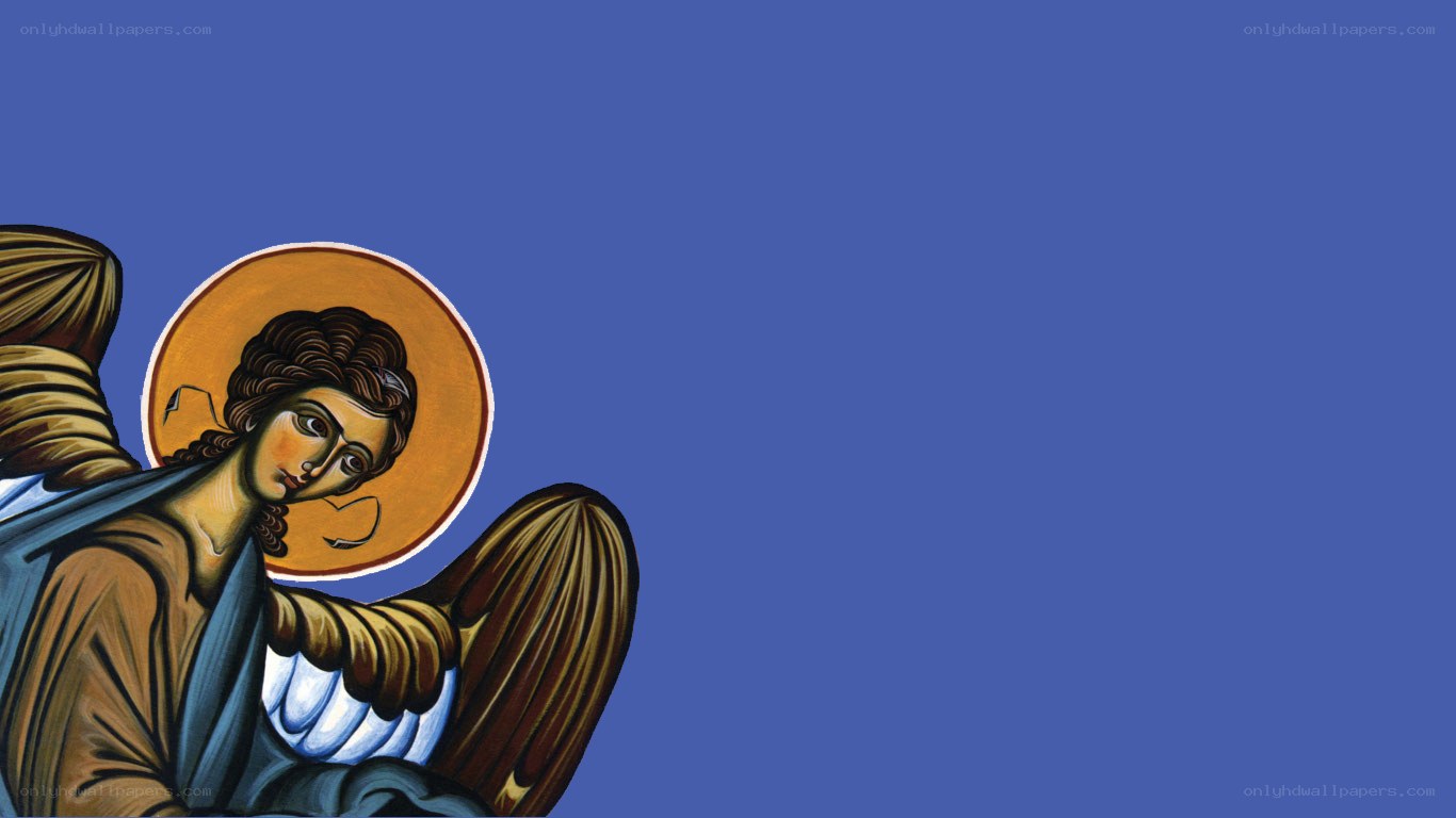 Angel with halo icon