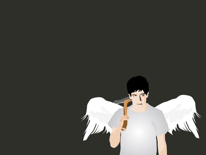 angel with hammer