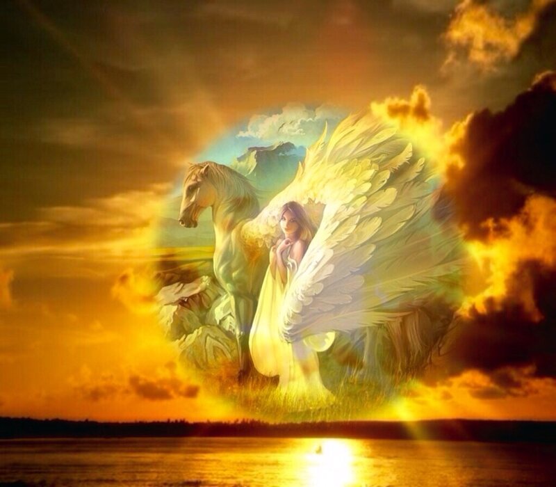 Angel with Horse