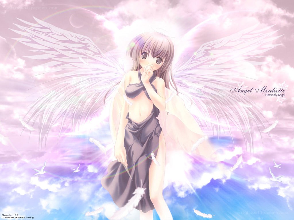 Angel with large wings