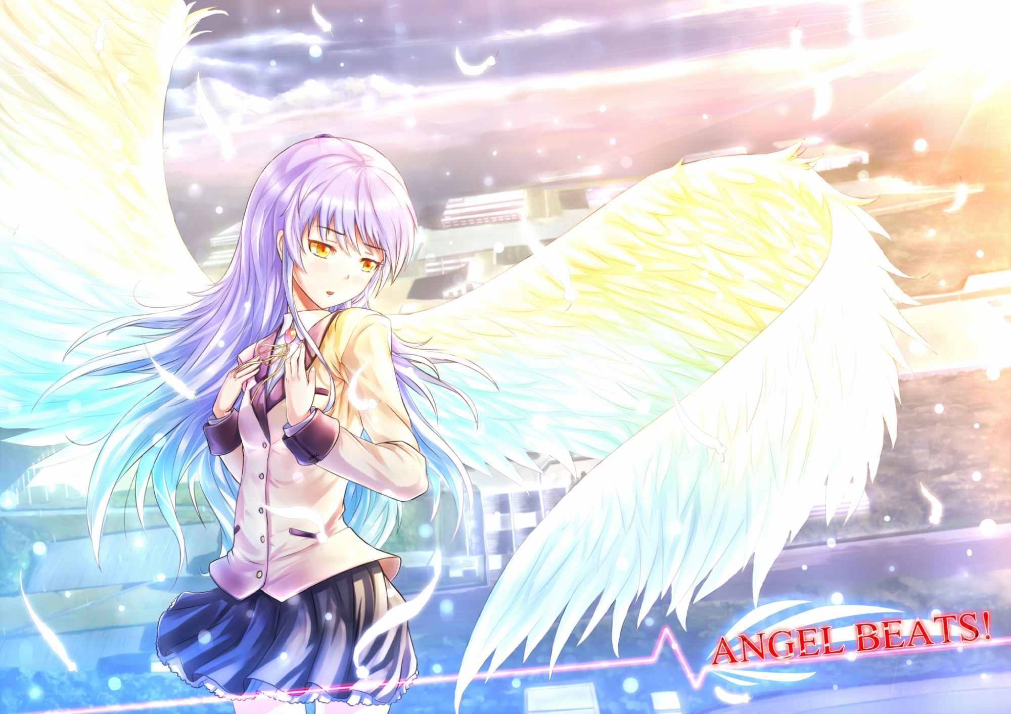 angel with large wings