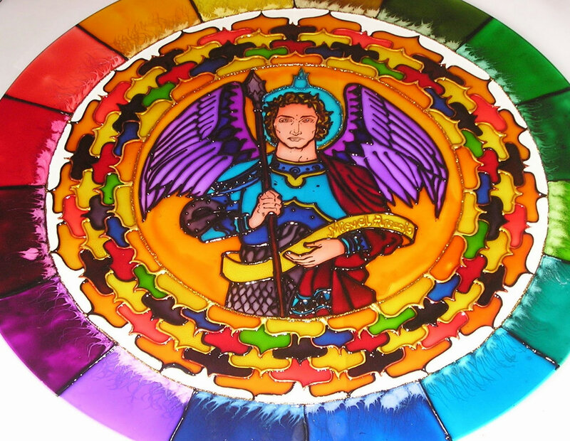 Angel with Purple Wings — Sacred
