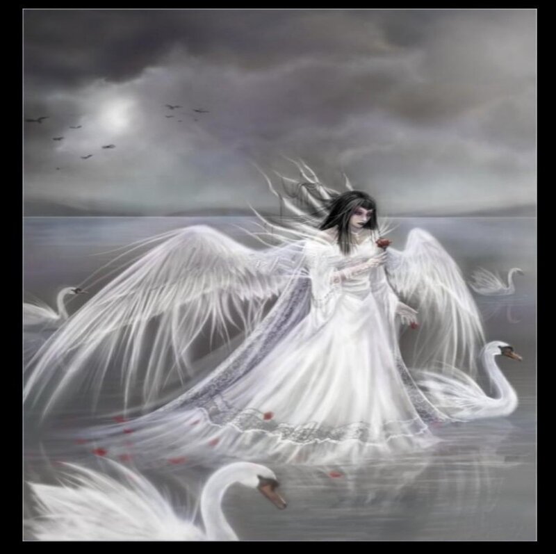 Angel with Swans