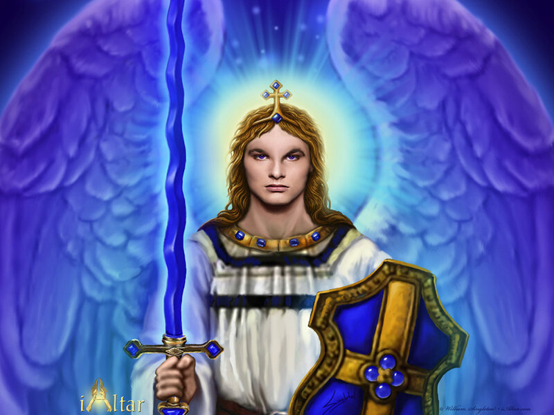 Angel with Sword and Shield