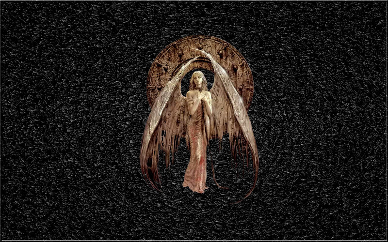angel with tattered wings