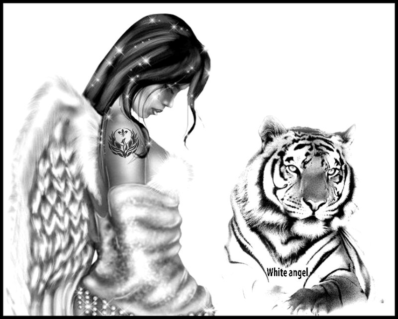 Angel with Tiger