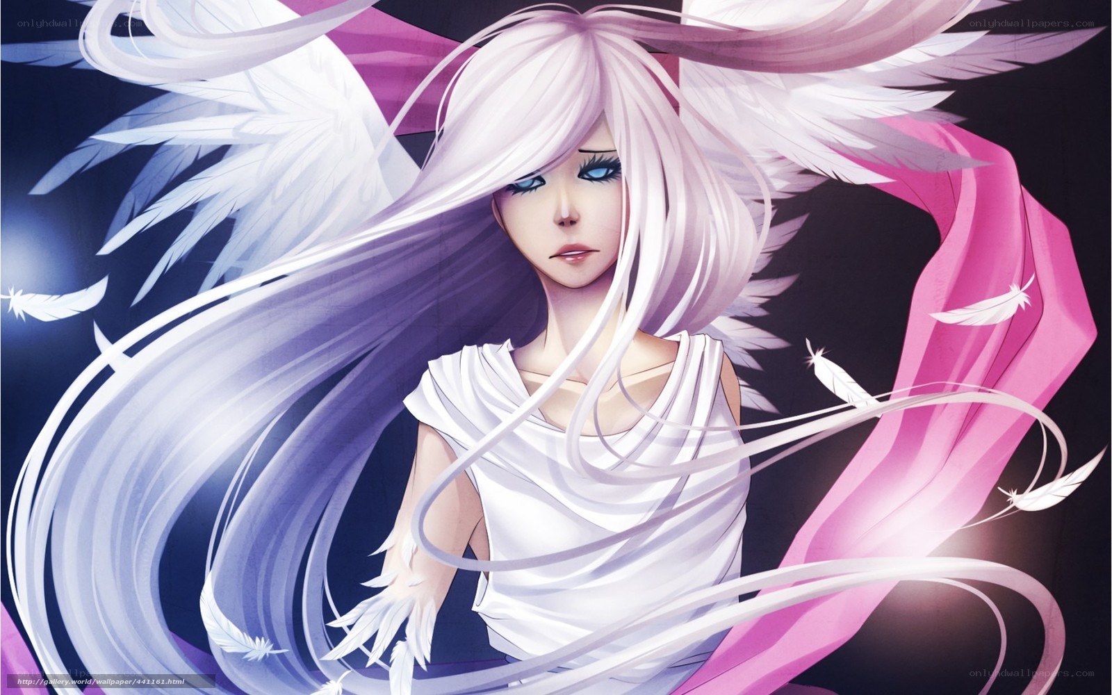 angel with white wings