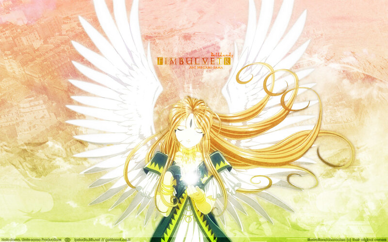 Angel with white wings