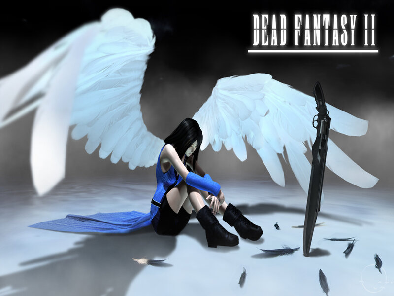 Angel with white wings
