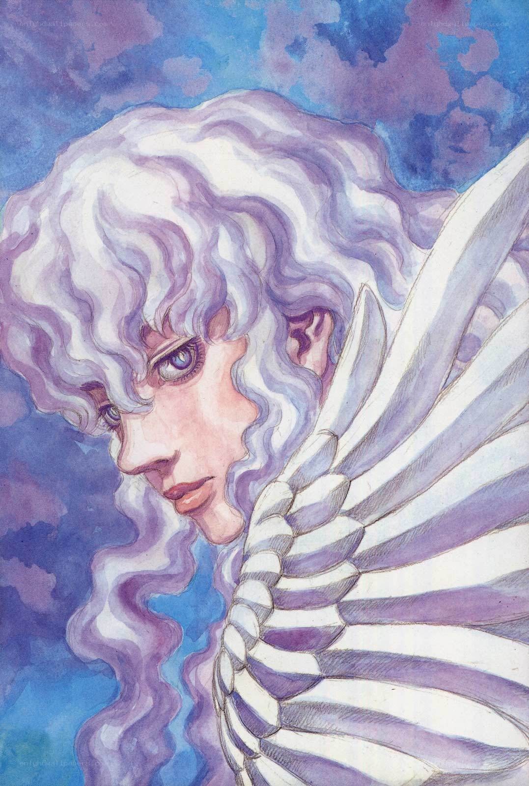 angel with white wings