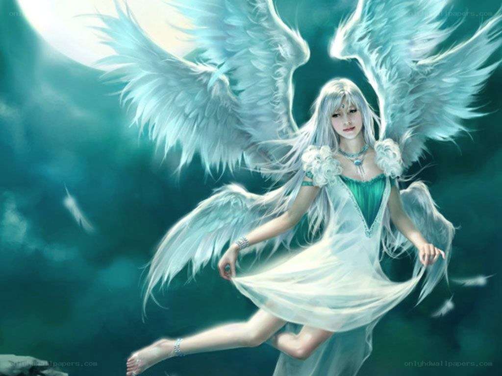 angel with white wings