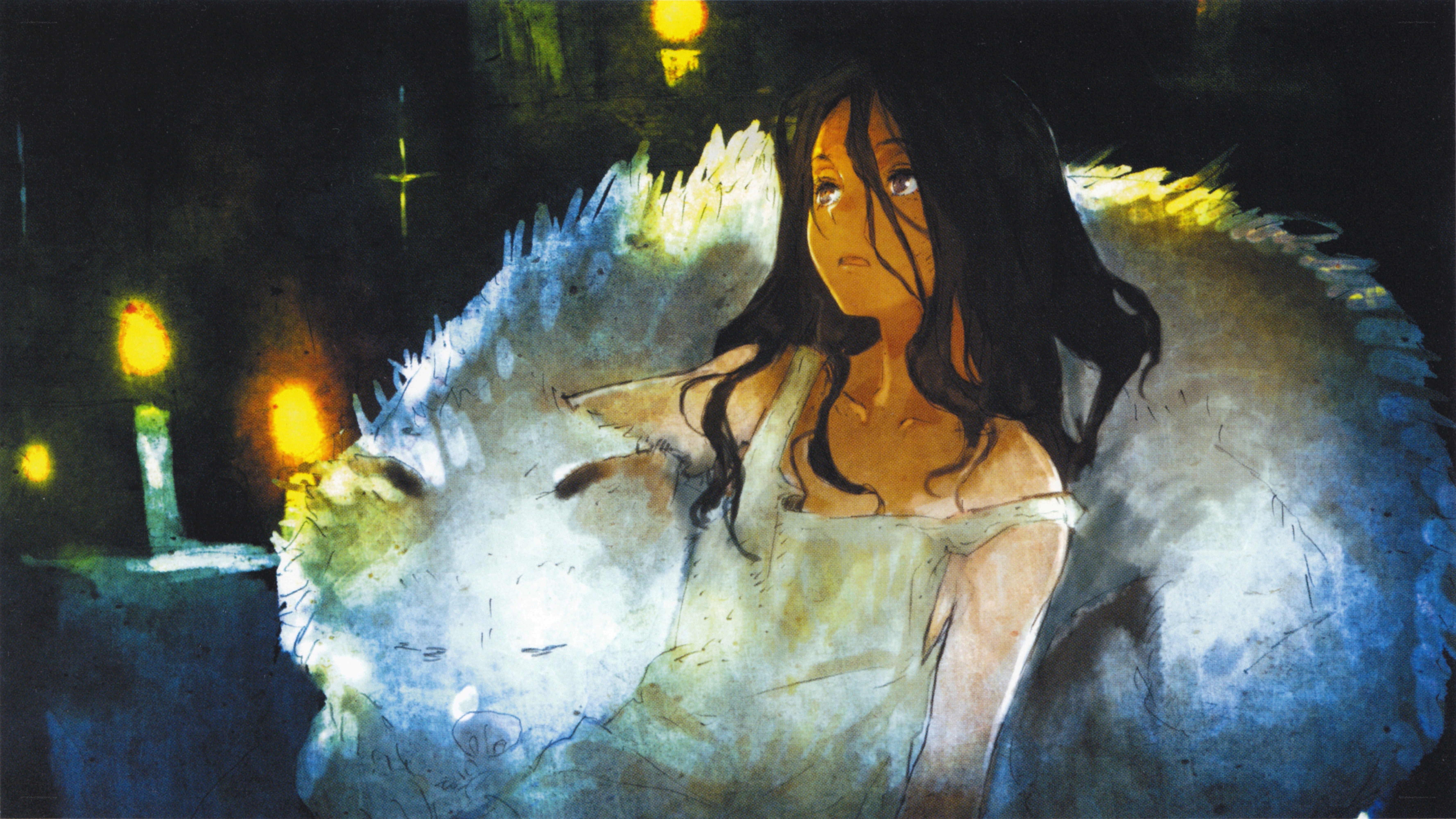 angel with white wings