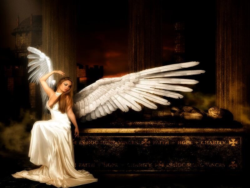 Angel with White Wings — Dramatic
