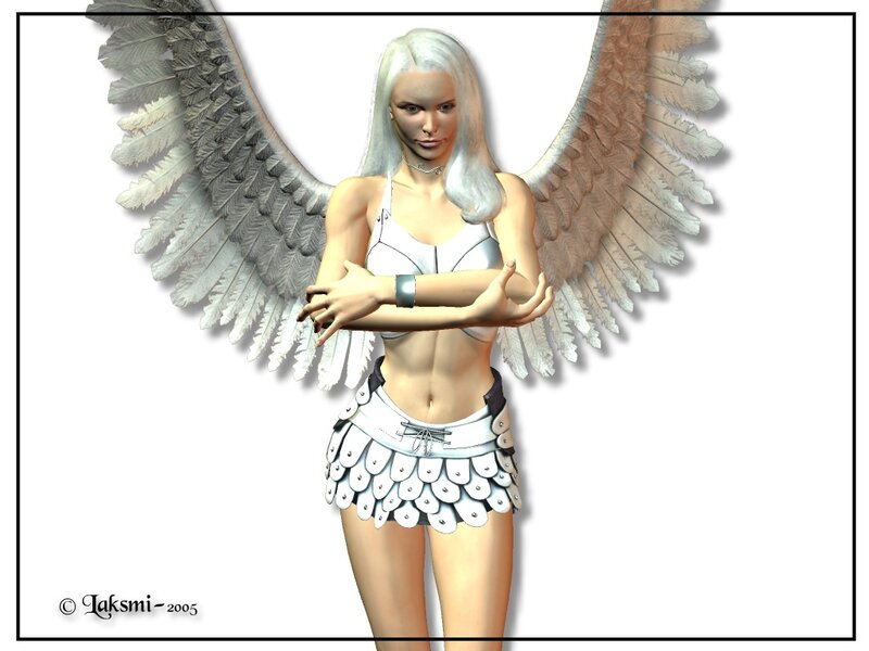 Angel with White Wings — Neutral