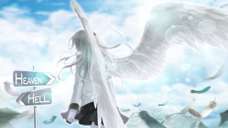 Angel with White Wings — Serene, Morning