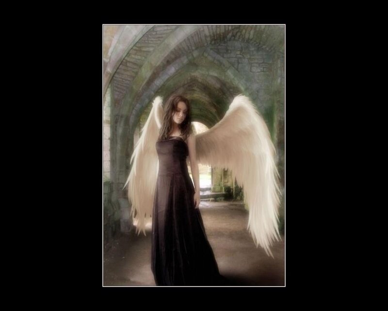Angel with White Wings — Somber