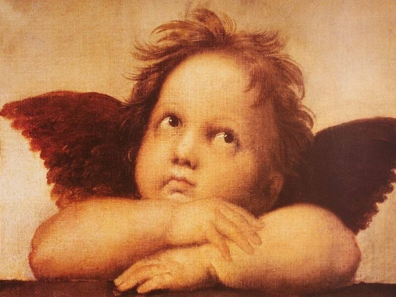 Angel with wings