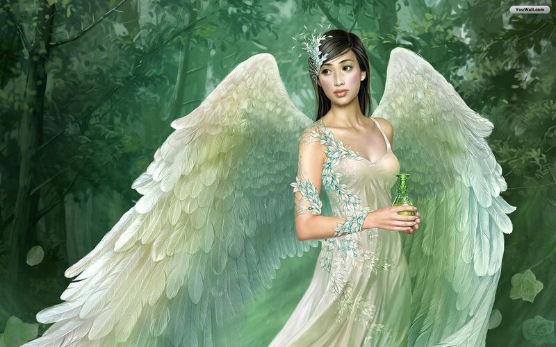 Angel with Wings — Digital Art