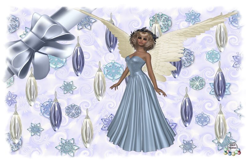 Angel with Wings — Light Blue