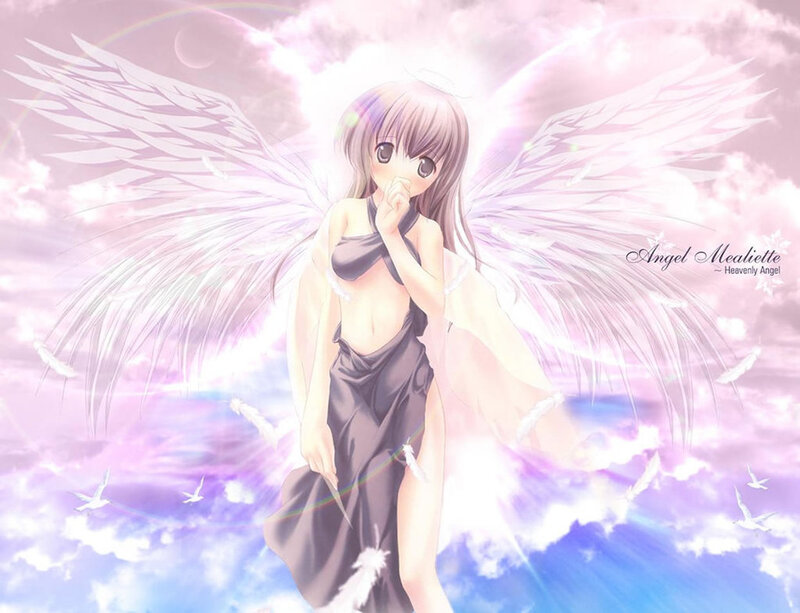 Angel with Wings — Pink