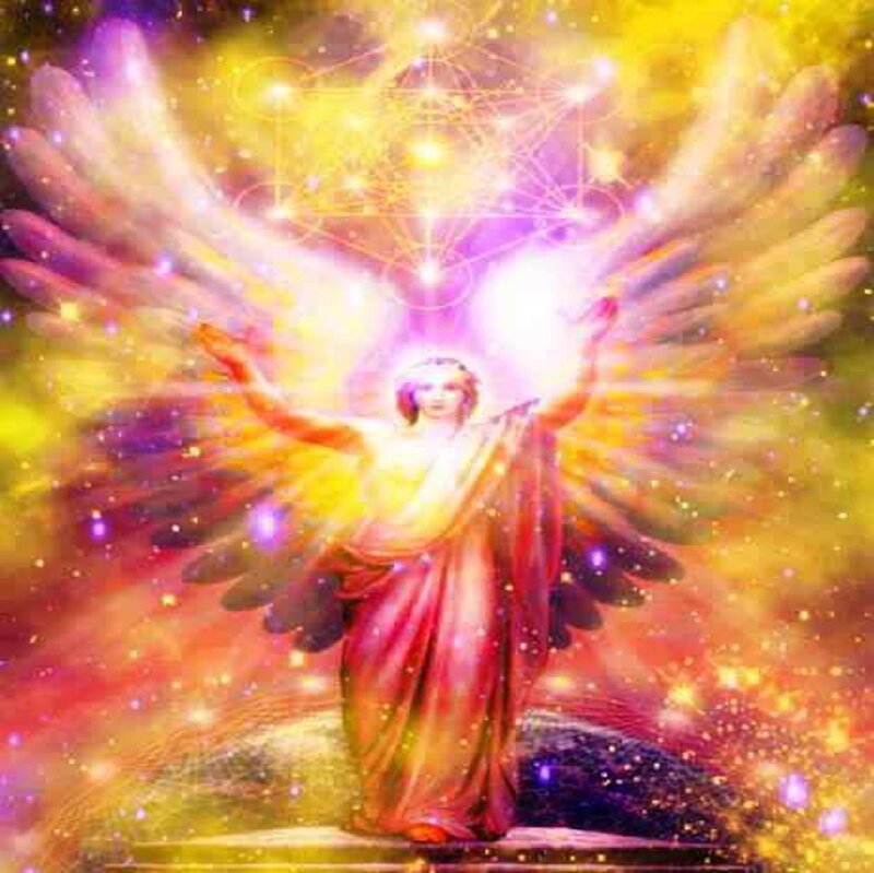 Angel with Wings — Yellow, Ethereal