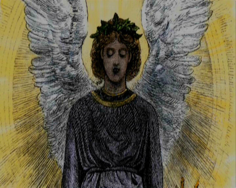 Angel with Wings — Yellow, Serene