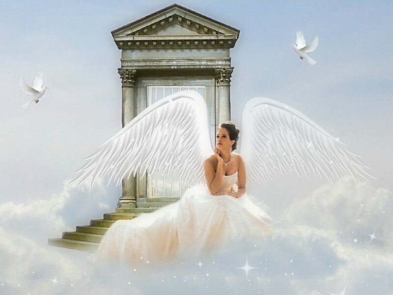 Angel Woman with Wings