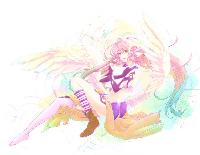 Angelic Anime Girl — Pink