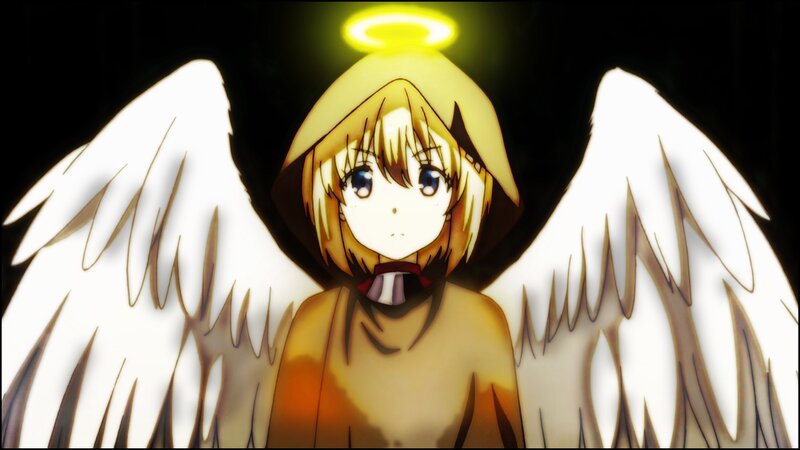 Angelic Anime Girl — White, Dramatic