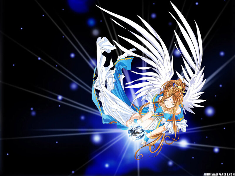 angelic anime girl with wings