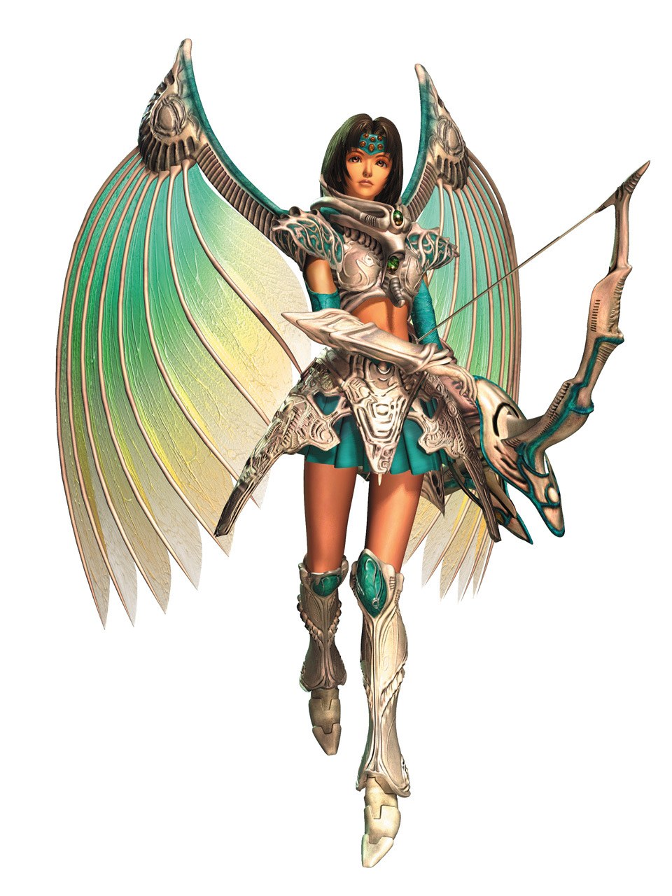 angelic archer with wings