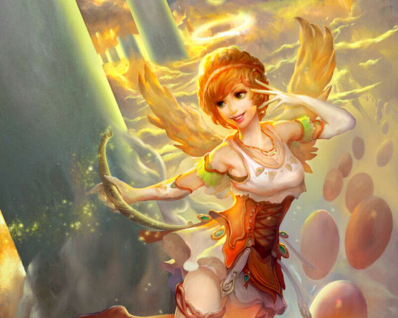 Angelic Archer Woman — Gold