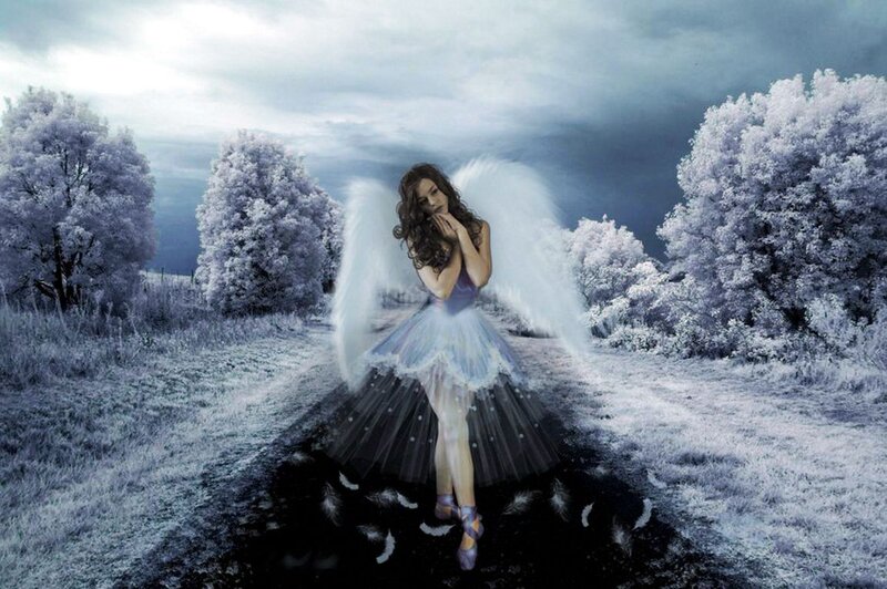 Angelic Ballerina — White