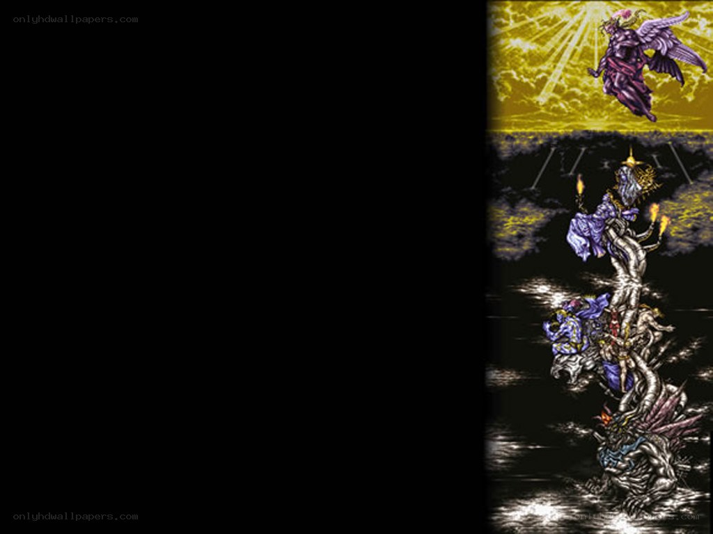 Angelic battle in dark realm