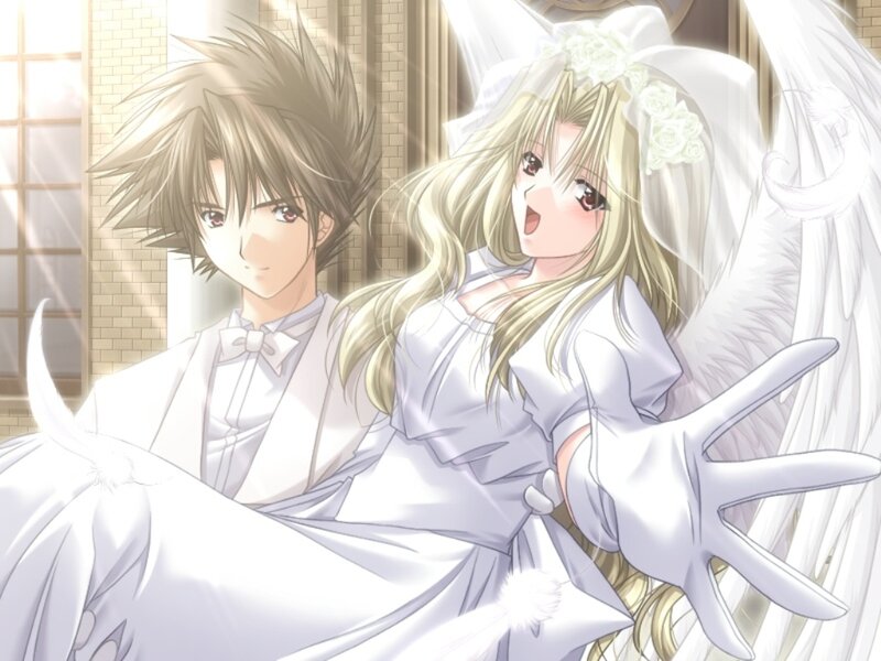 Angelic Bride and Groom