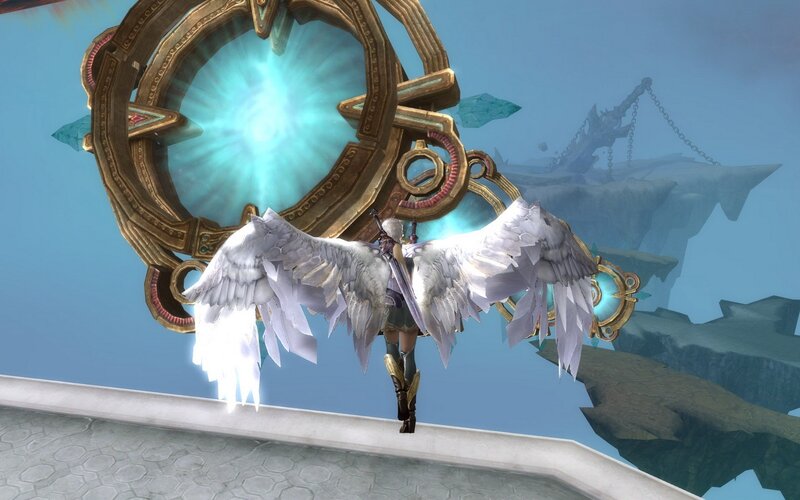 angelic character with wings