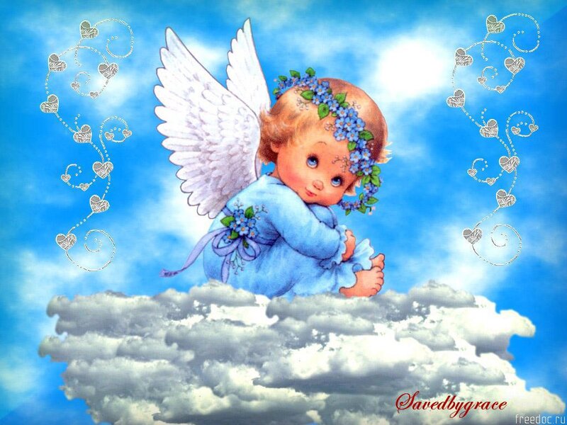 Angelic Child on Cloud