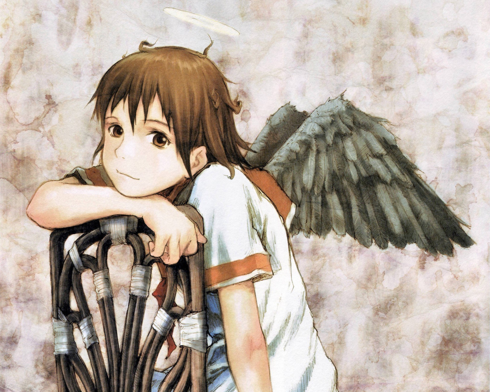 angelic child with wings