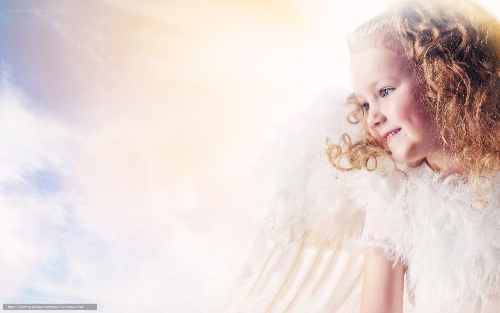 angelic child with wings