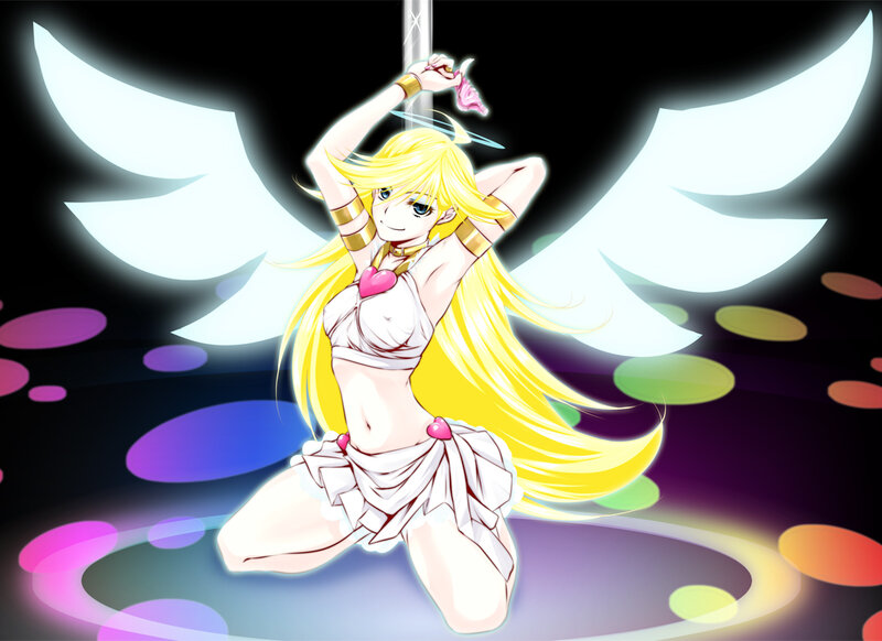 angelic dancer with wings