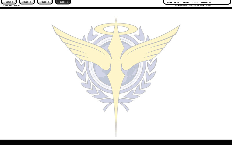 angelic emblem with wings