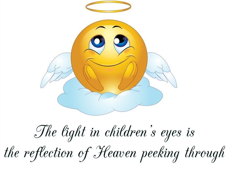 Angelic Emoji on Cloud