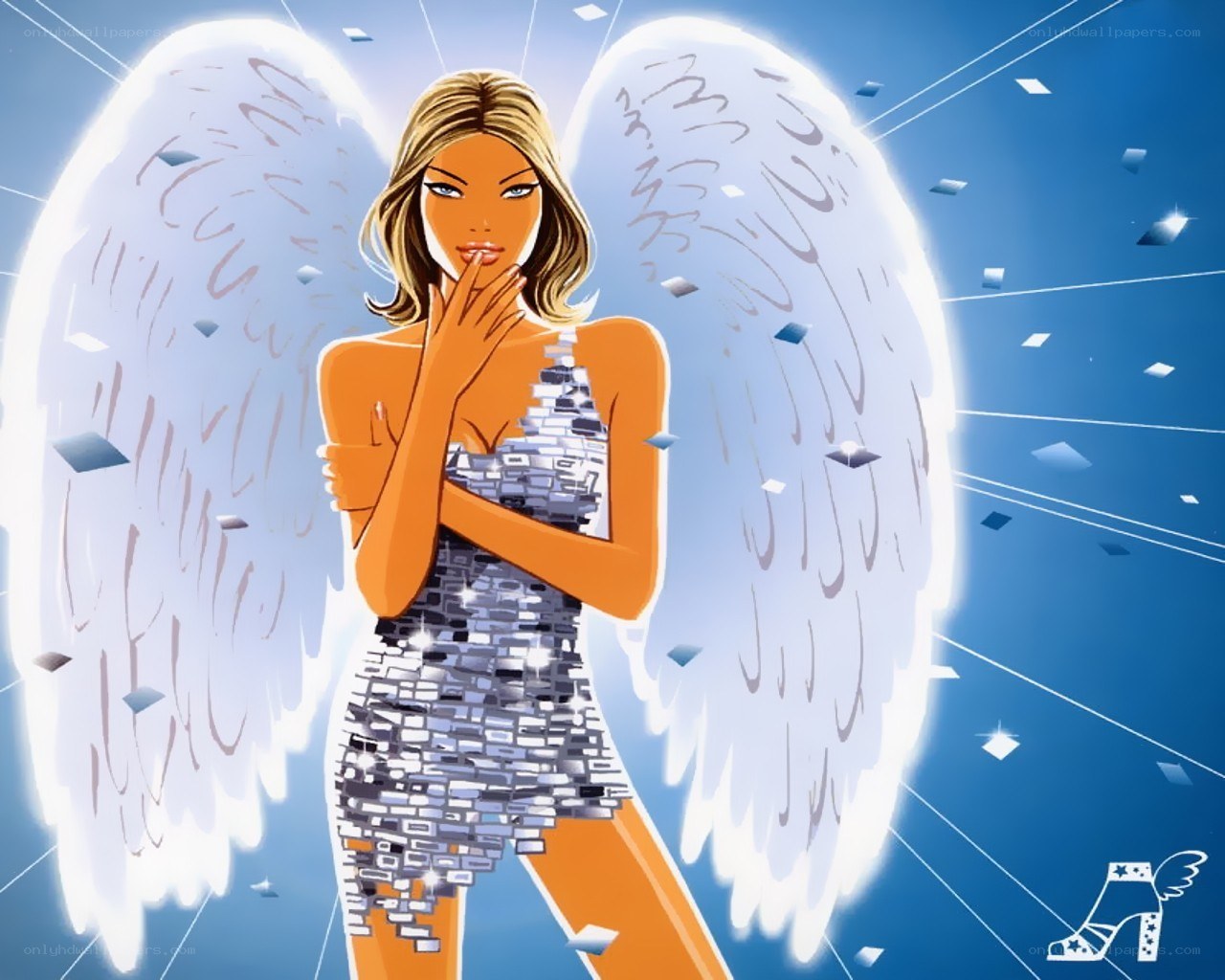 angelic fashion model