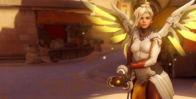 Angelic Female Character — White, Calm