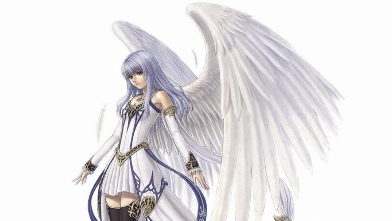 Angelic Female Character — White, Serene, Anime