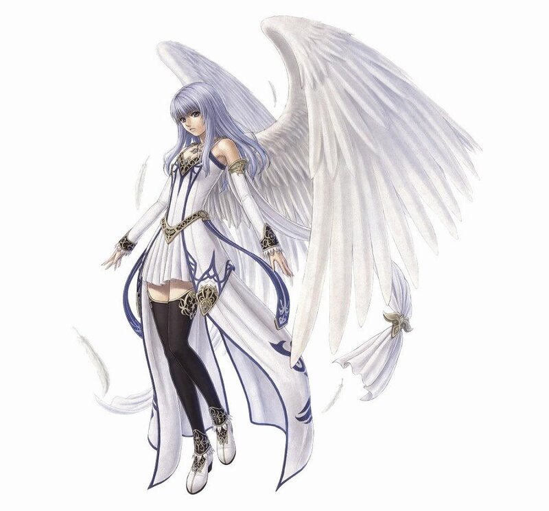 Angelic Female Character — White, Serene
