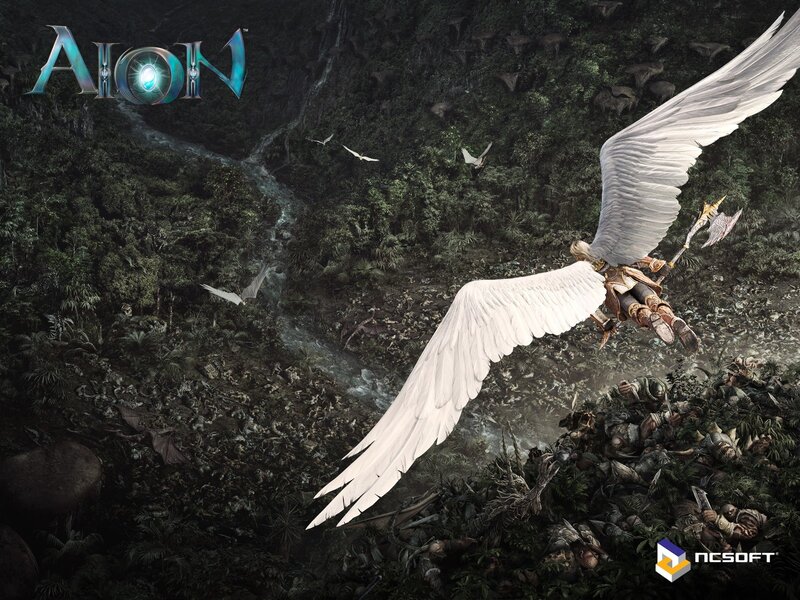 Angelic Figure Flying