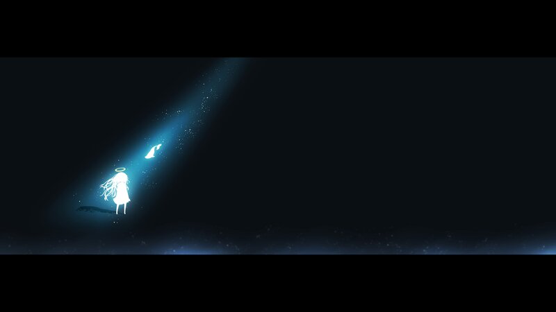 Angelic Figure in Darkness