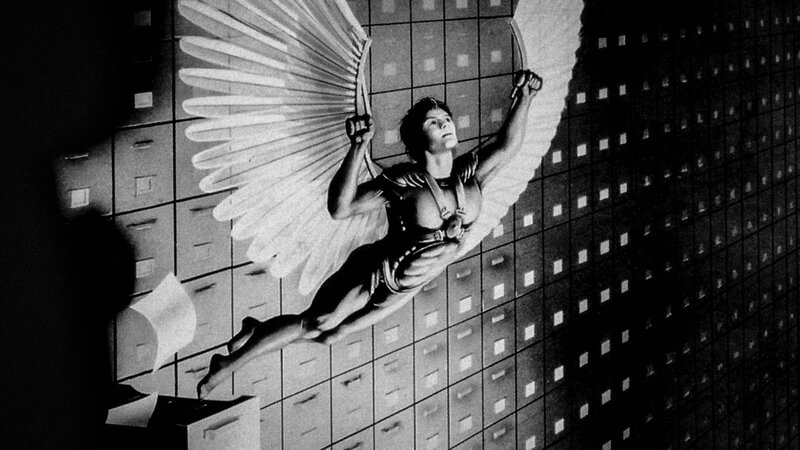 angelic figure in office